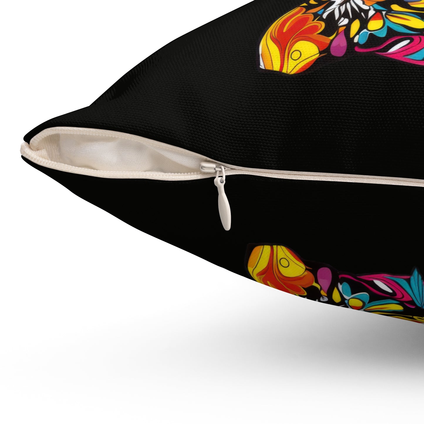 Dia De Muertos Doggo Throw Pillow