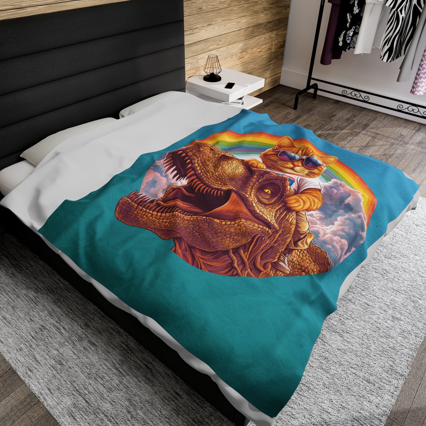 Tails & Scales Velveteen Plush Blanket