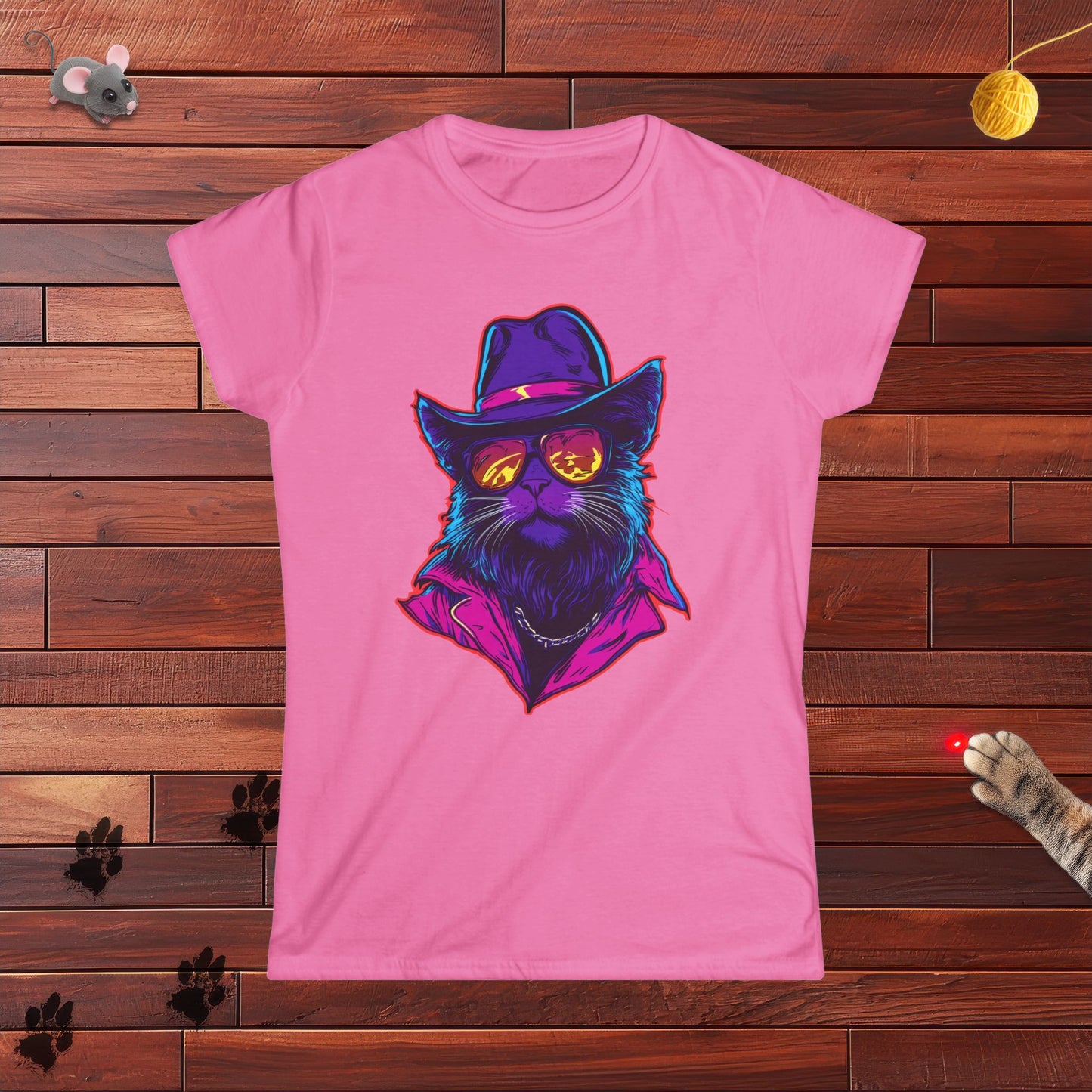 Meowcho Man Ladies Tee