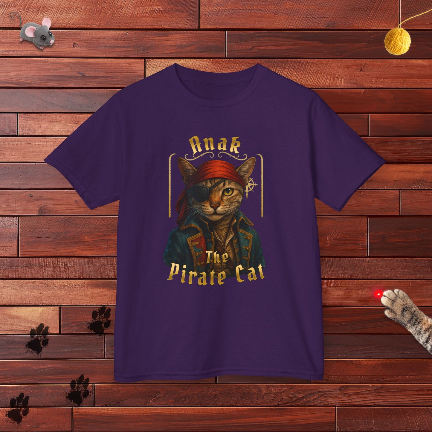 Anak The Pirate Cat Kids Tee