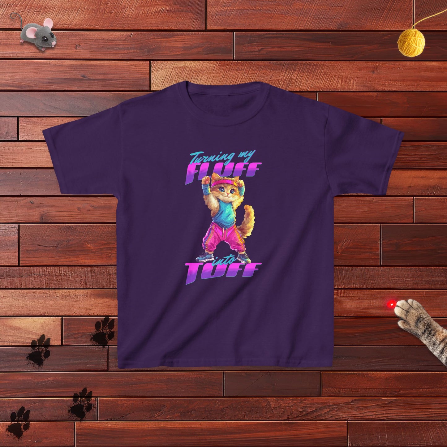 Turning My Fluff Into Tuff Kids Tee