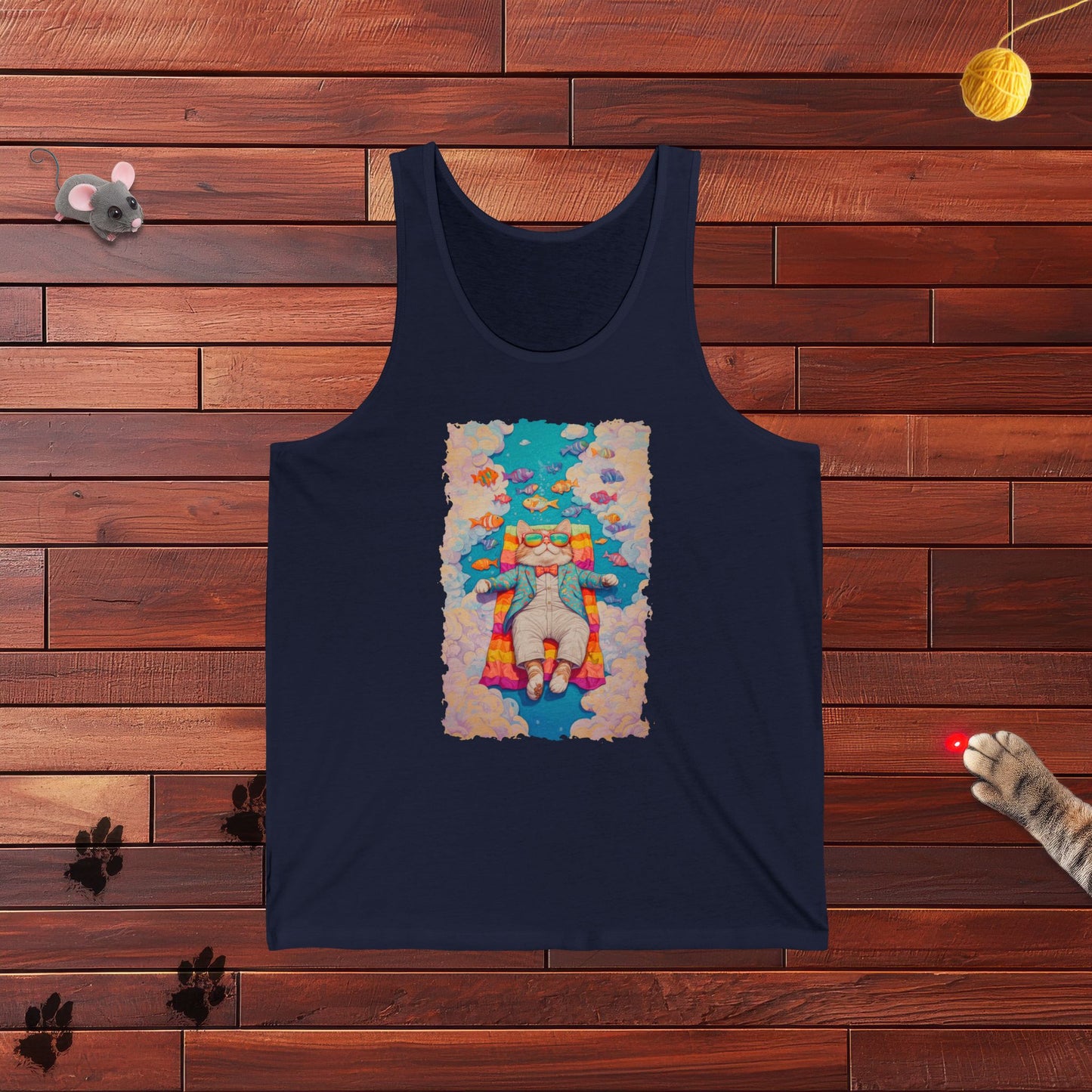 Chillaxing on Catnip Tank