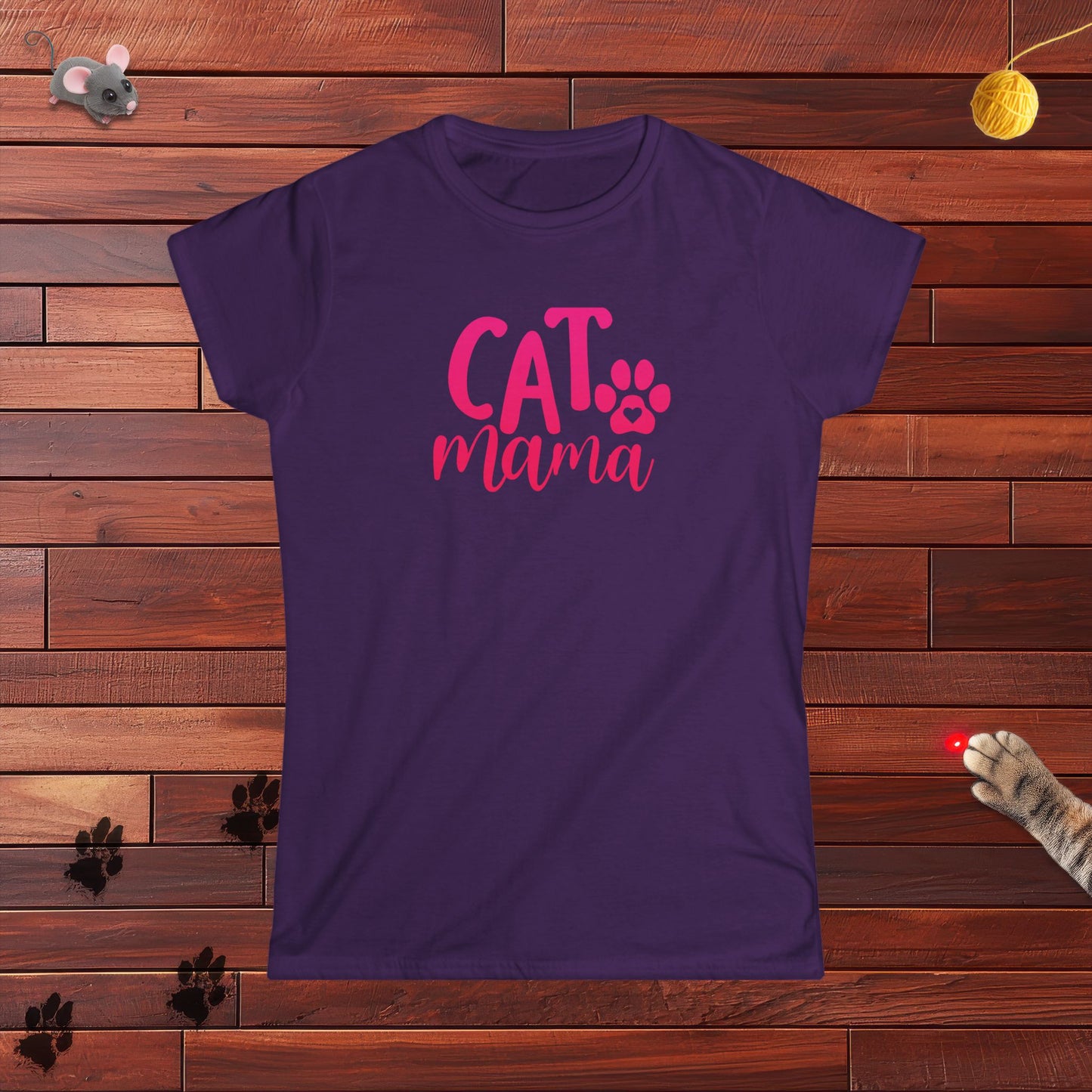 Cat Mama Ladies Tee