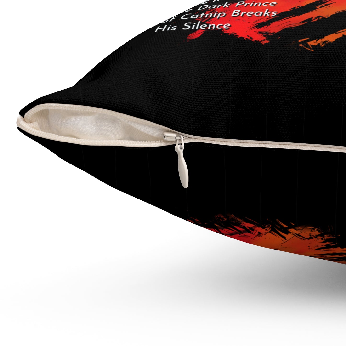 Meowing Stone Magazine Throw Pillow