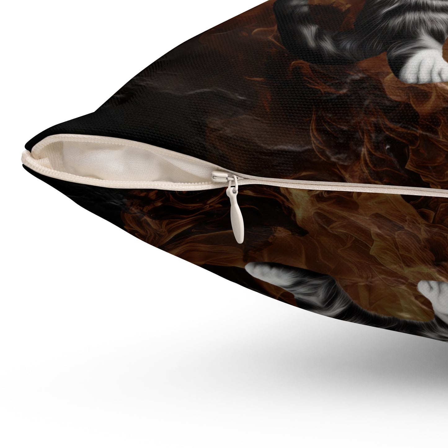 Guitar Gato Throw Pillow