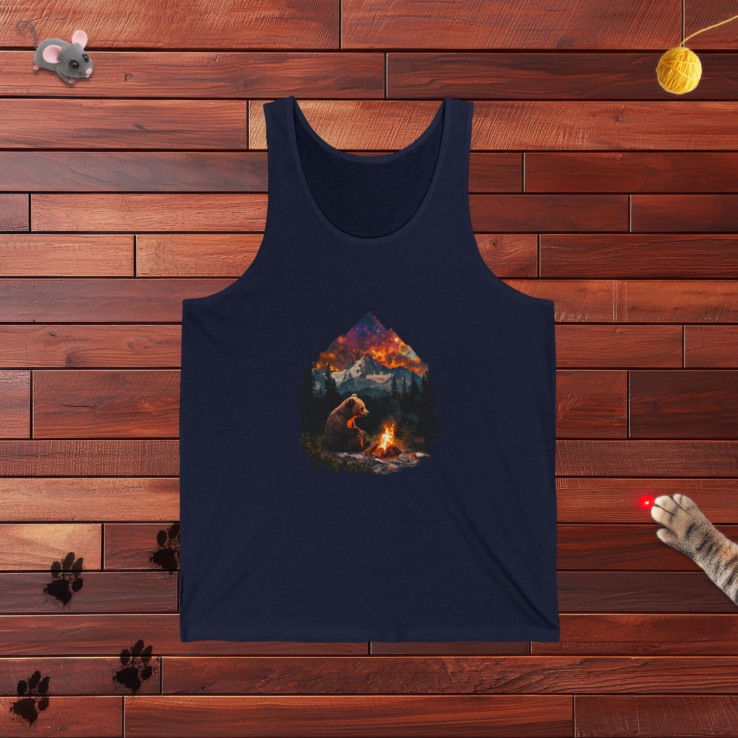 Camping Bear Tank
