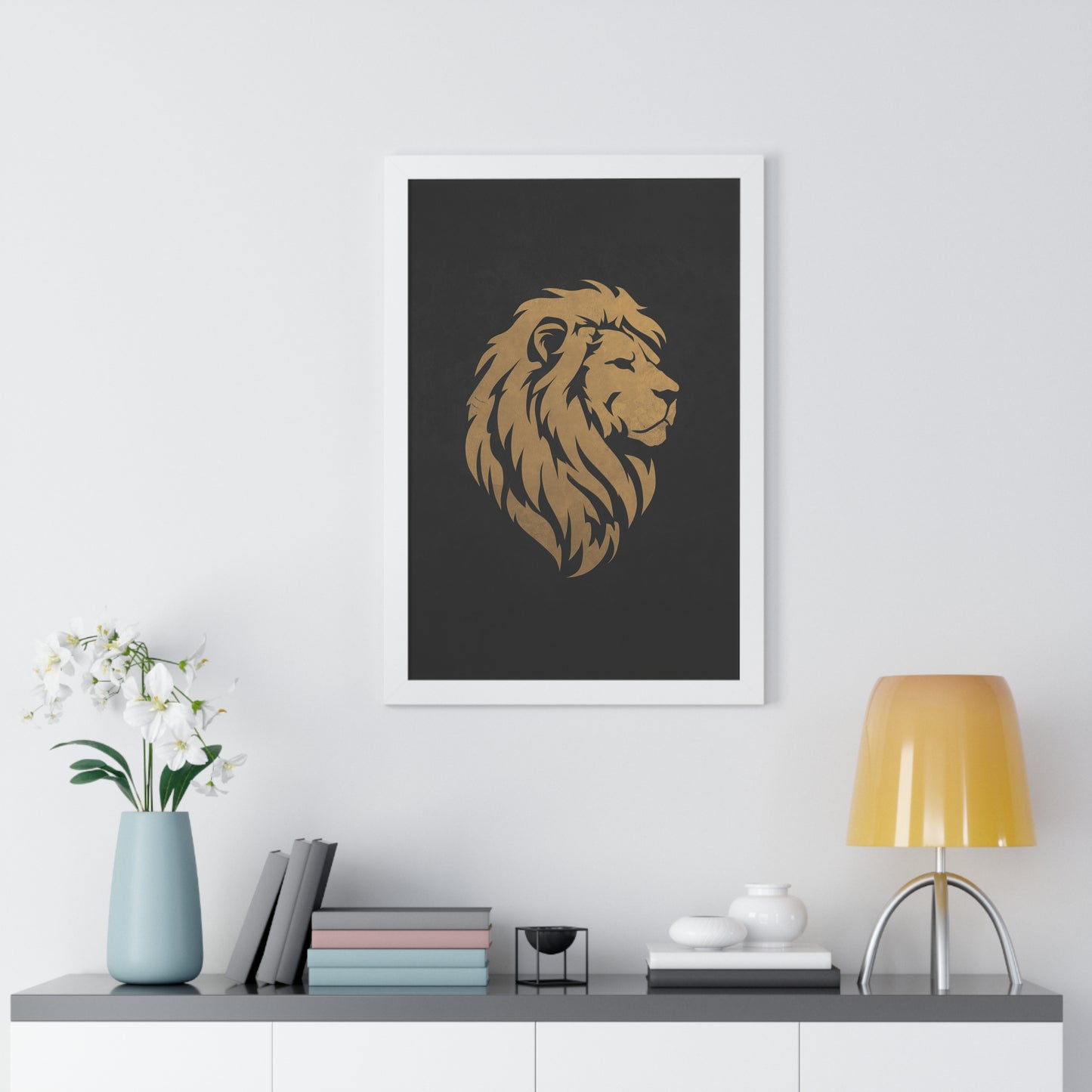 The King Framed Wall Art