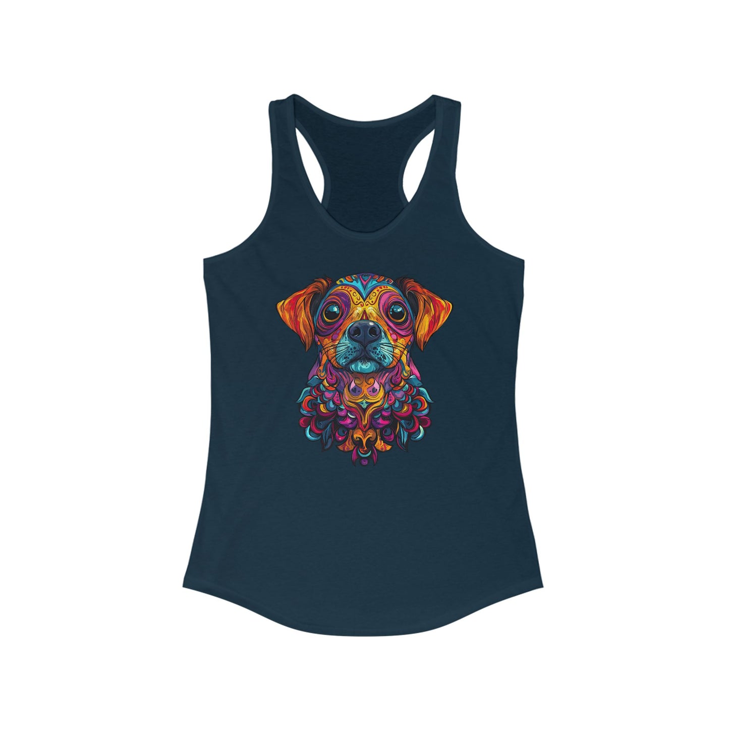Dia De Muertos Perrito Ladies Tank