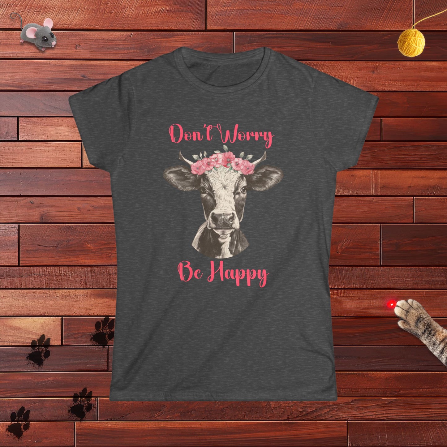 Don't Worry Be Happy Ladies Tee