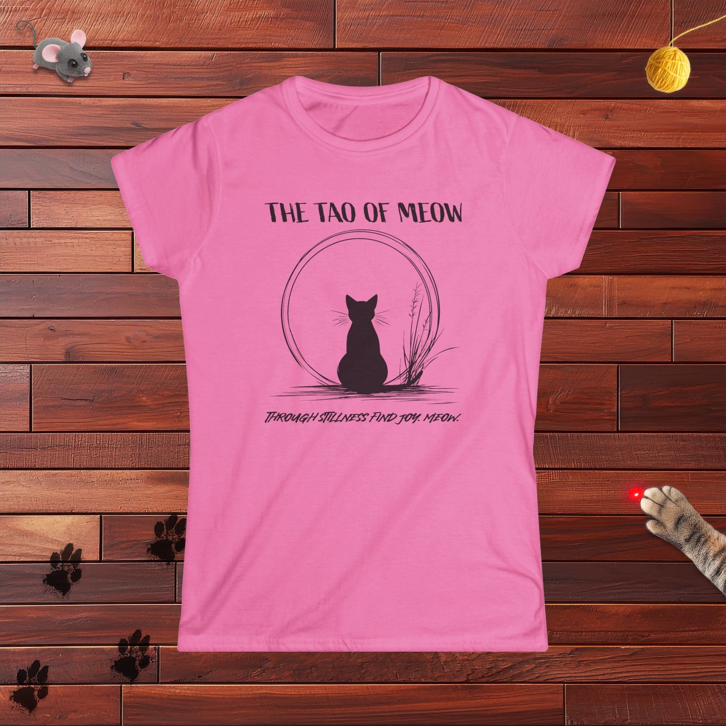 The Tao of Meow Ladies Tee