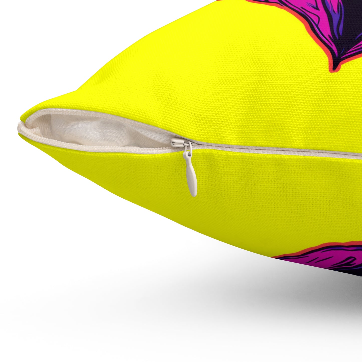 Meowcho Man Throw Pillow