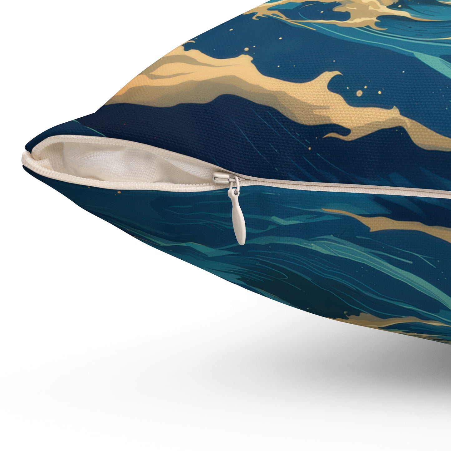 Ramen Kitty Throw Pillow