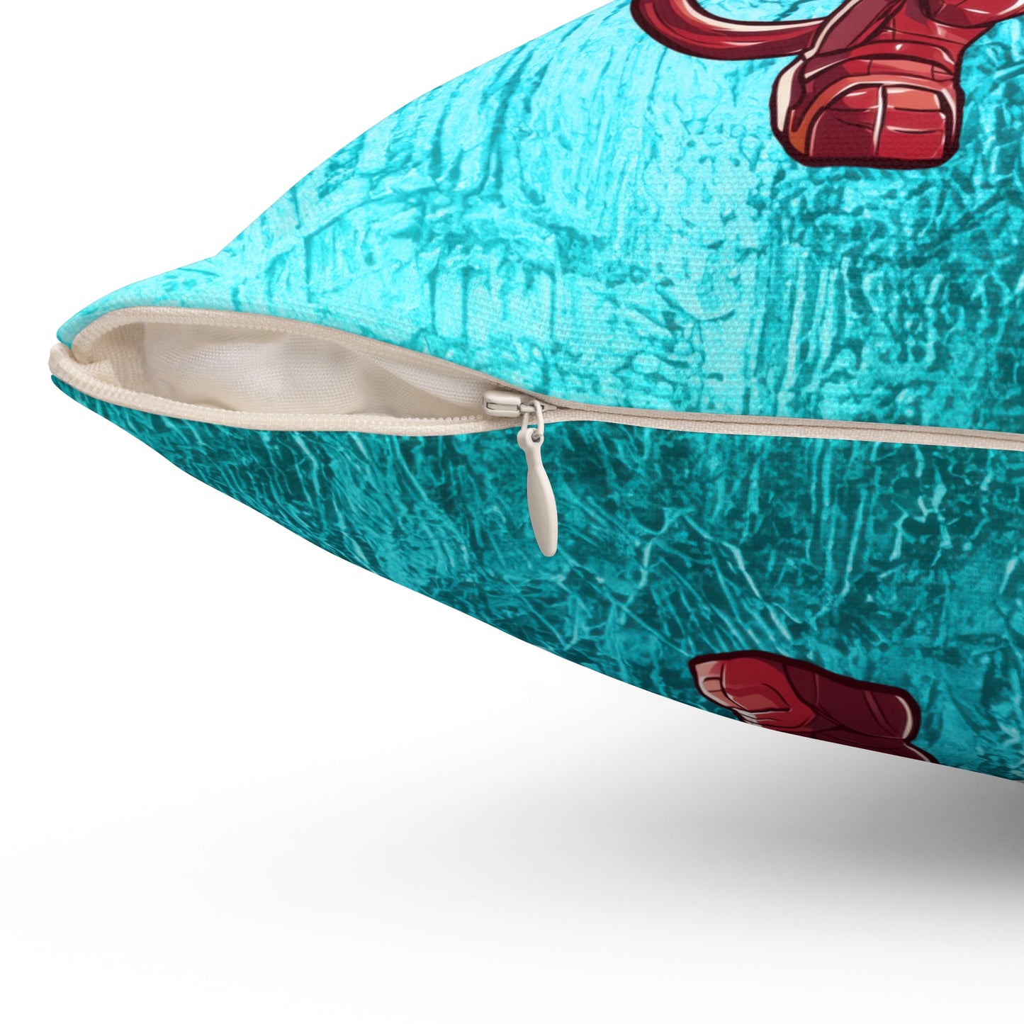 Iron Cat Throw Pillow