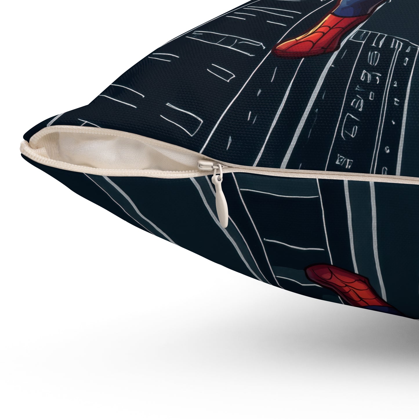 Spidercat Throw Pillow