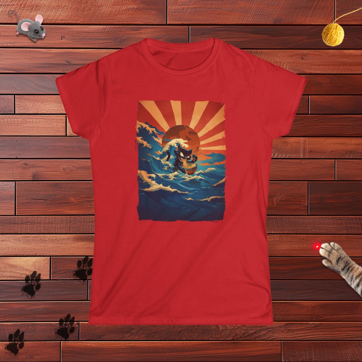 Ramen Kitty Ladies Tee