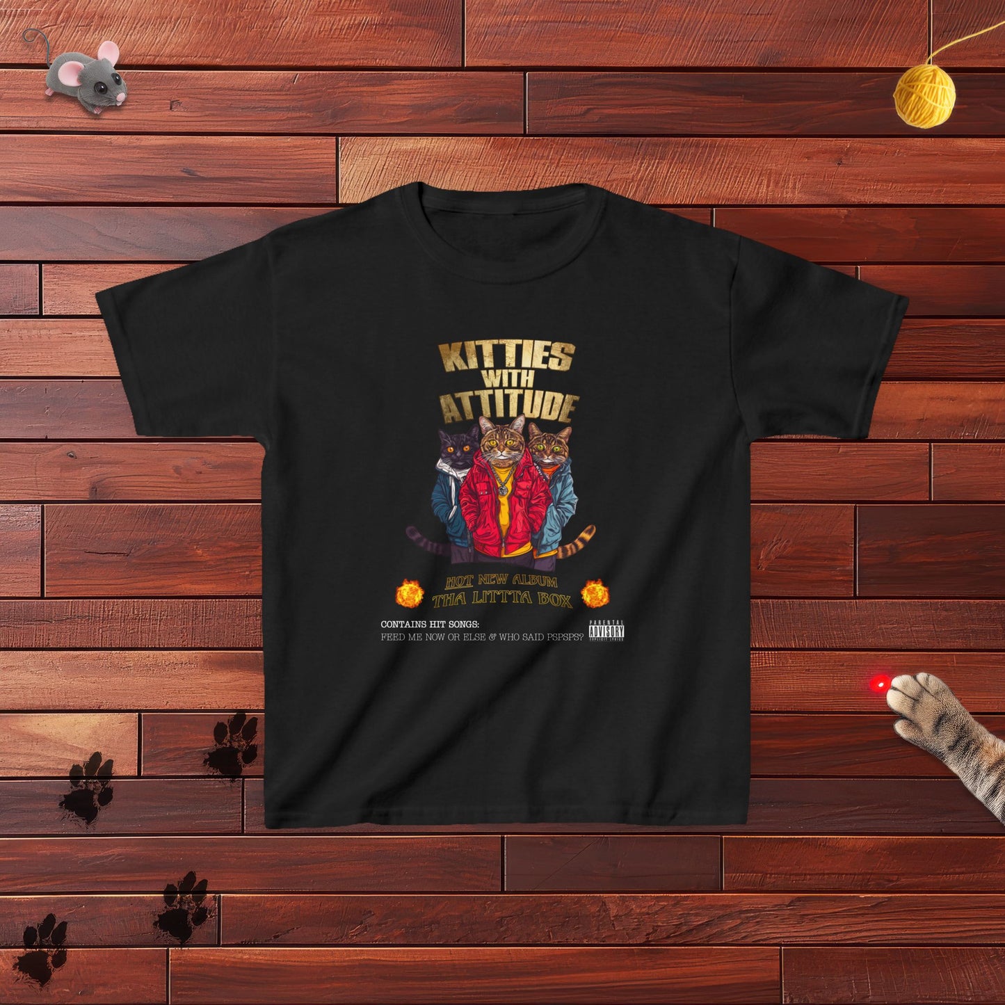 Kitties With Attitude Kids Tee