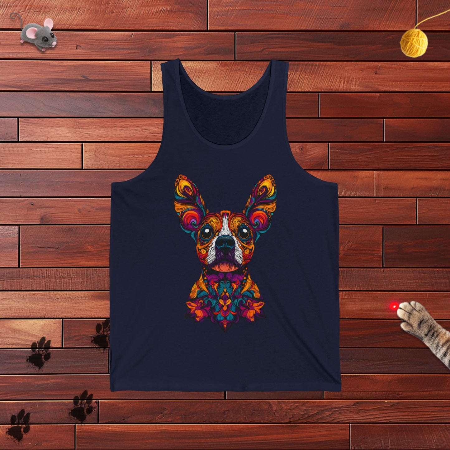 Dia De Muertos Frenchie Tank