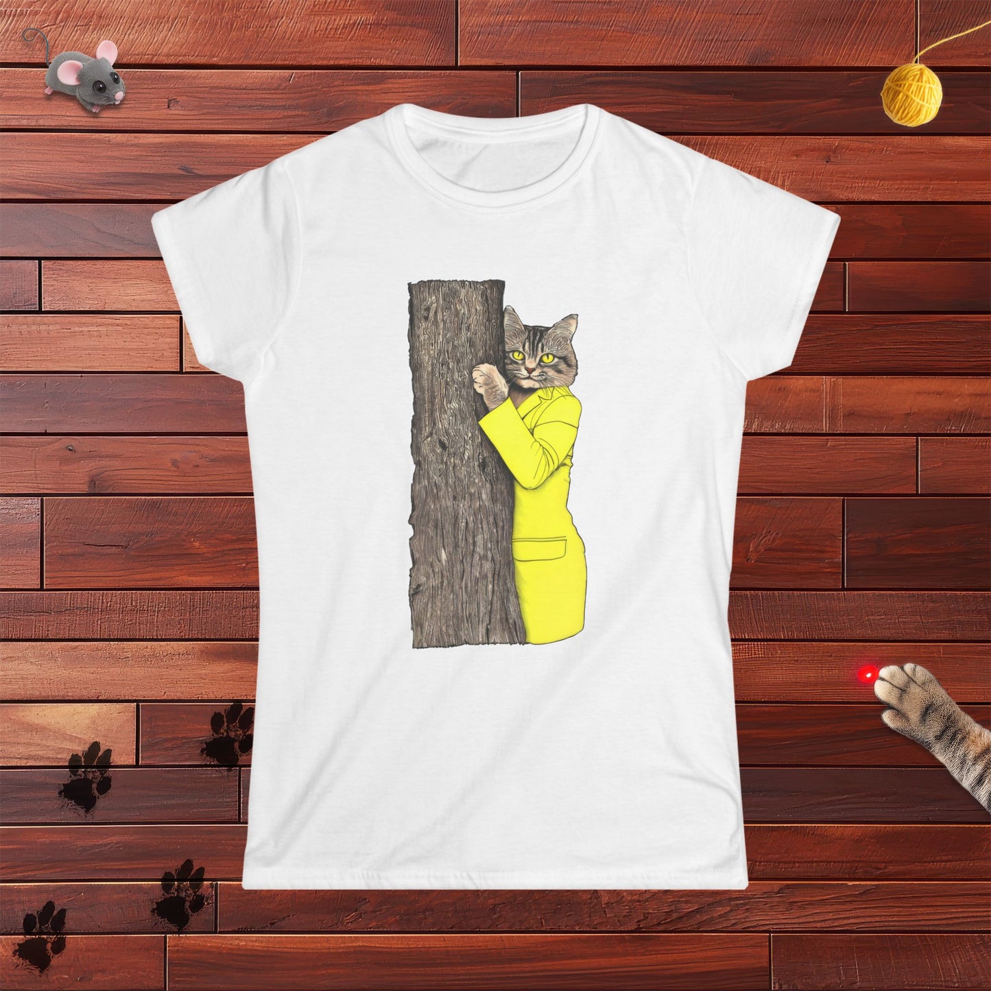 Yellow Jacket Cat Ladies Tee