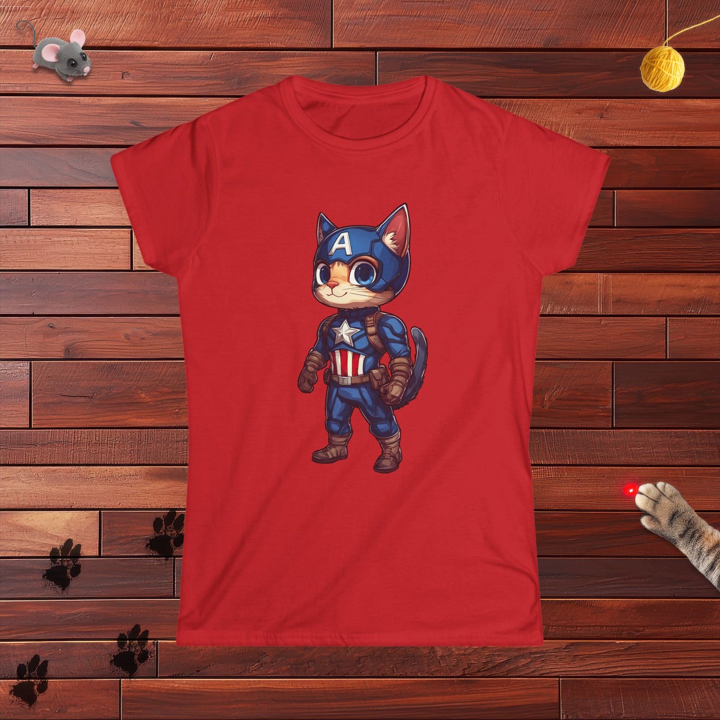 Captain Americat Ladies Tee