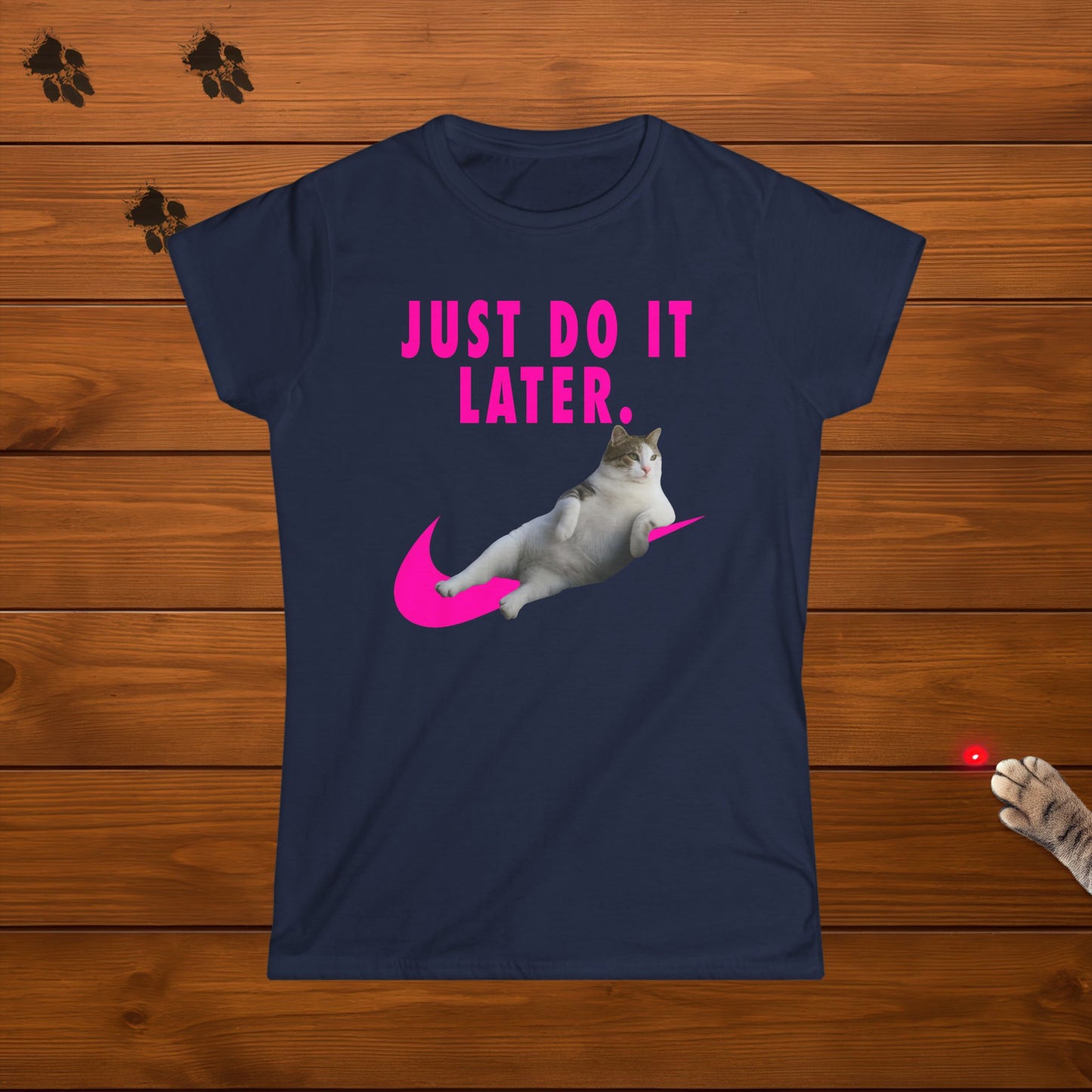 Just Do It Later Ladies Tee