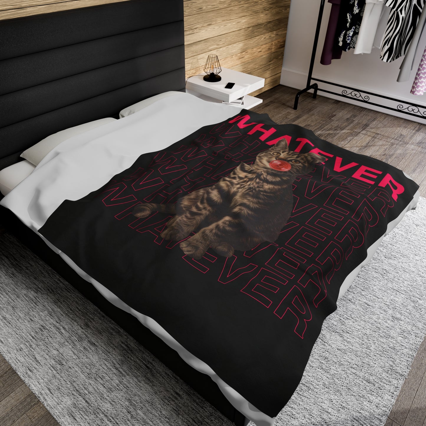 Whatever Velveteen Plush Blanket