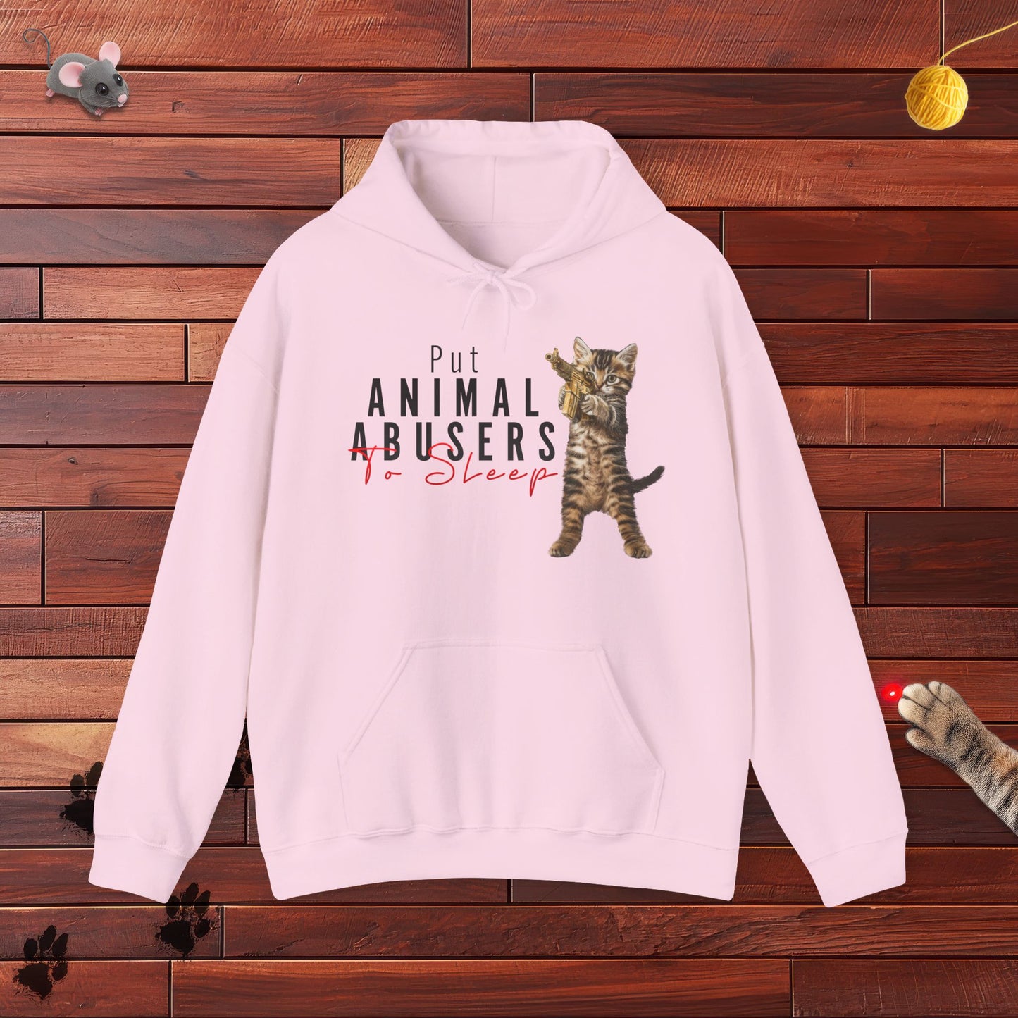 Put Animal Abusers To Sleep Hoodie