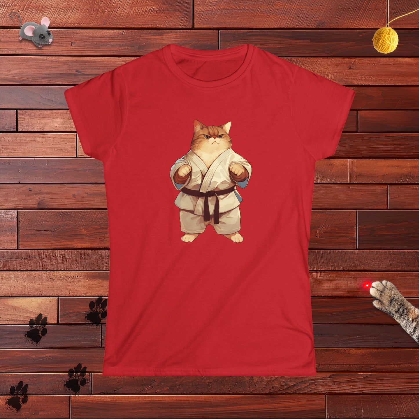 The Karate Kitty Ladies Tee