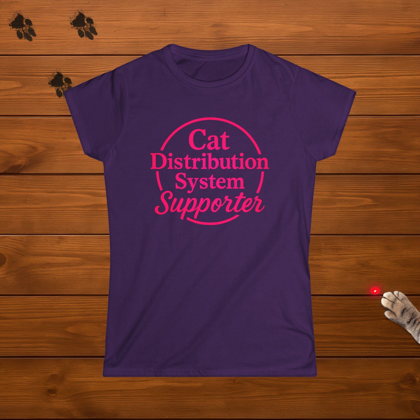 Cat Distribution System Supporter Ladies Tee