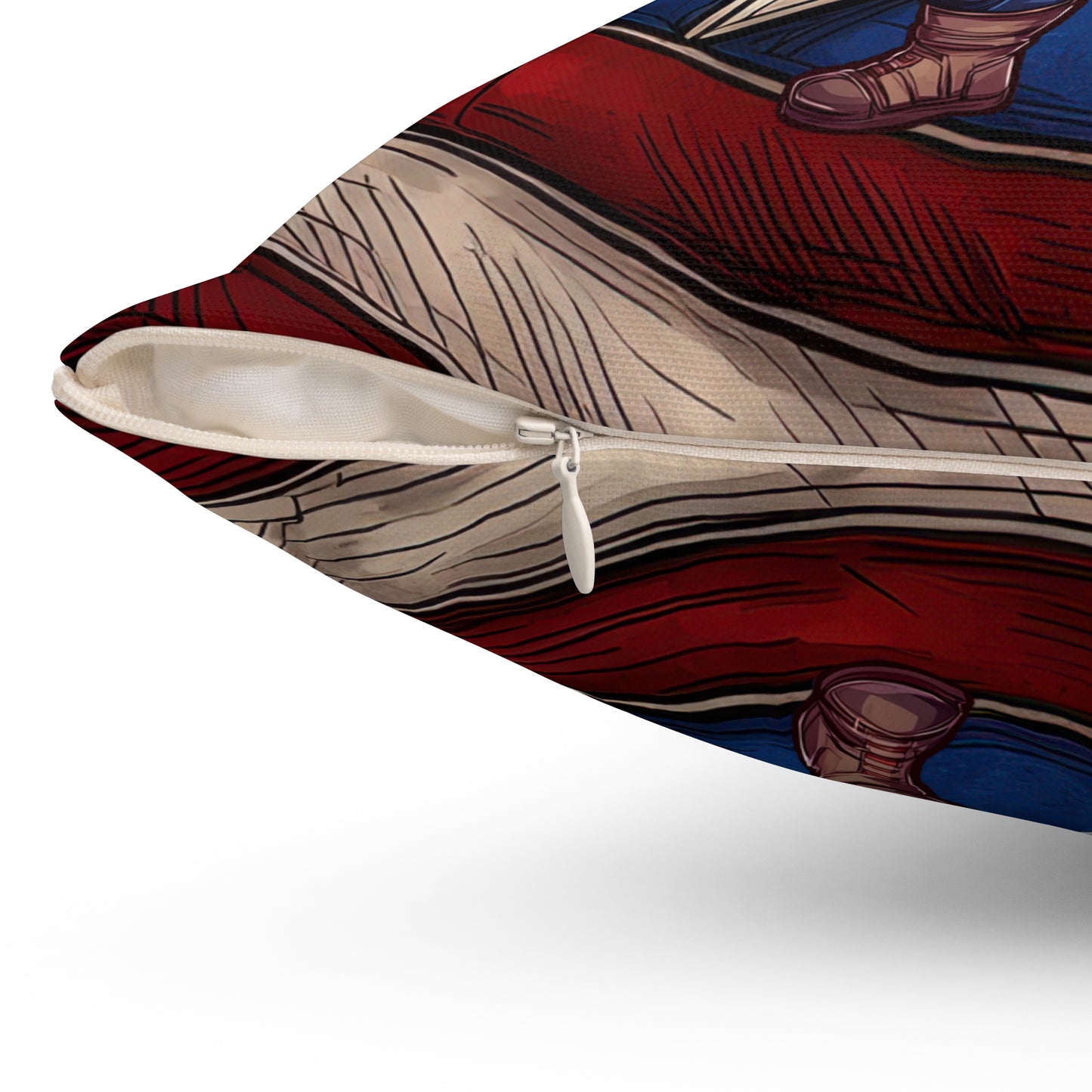 Captain Americat Throw Pillow