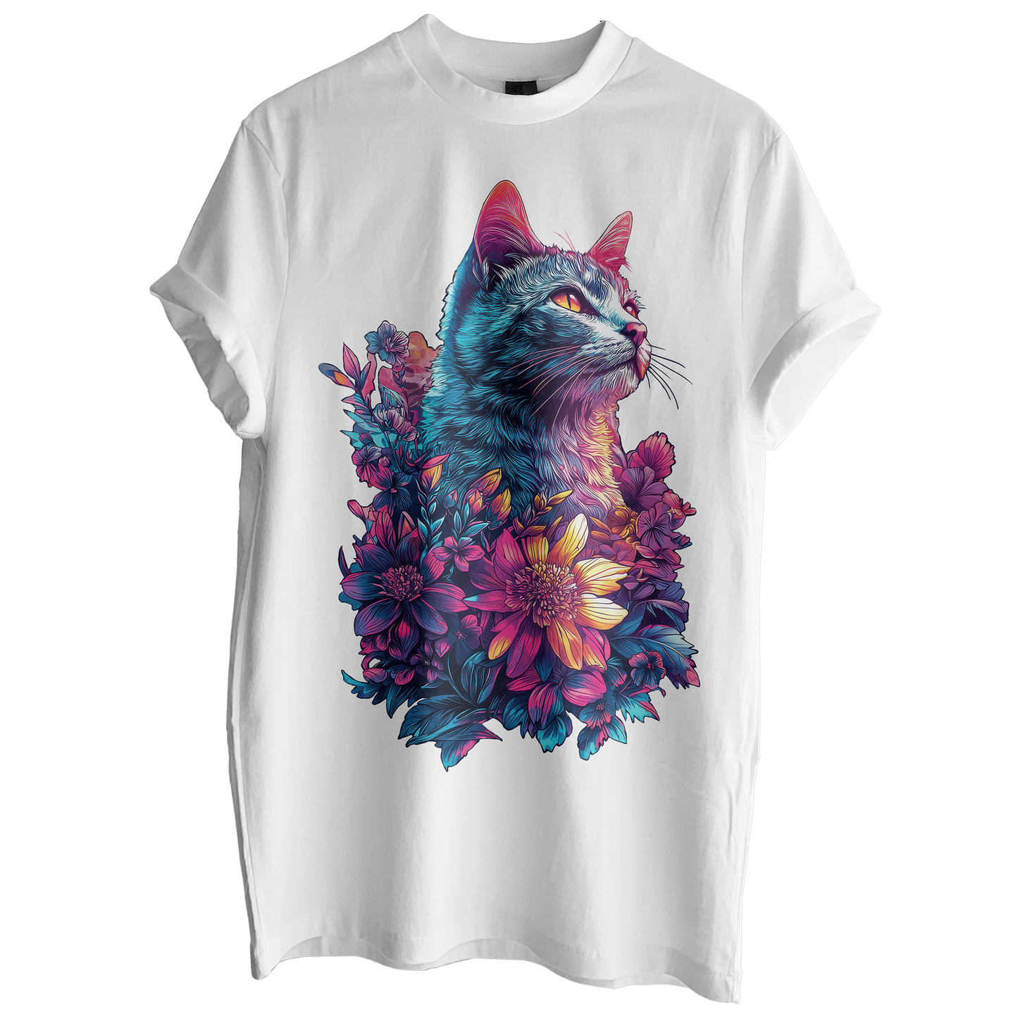 Floral Cat Tee