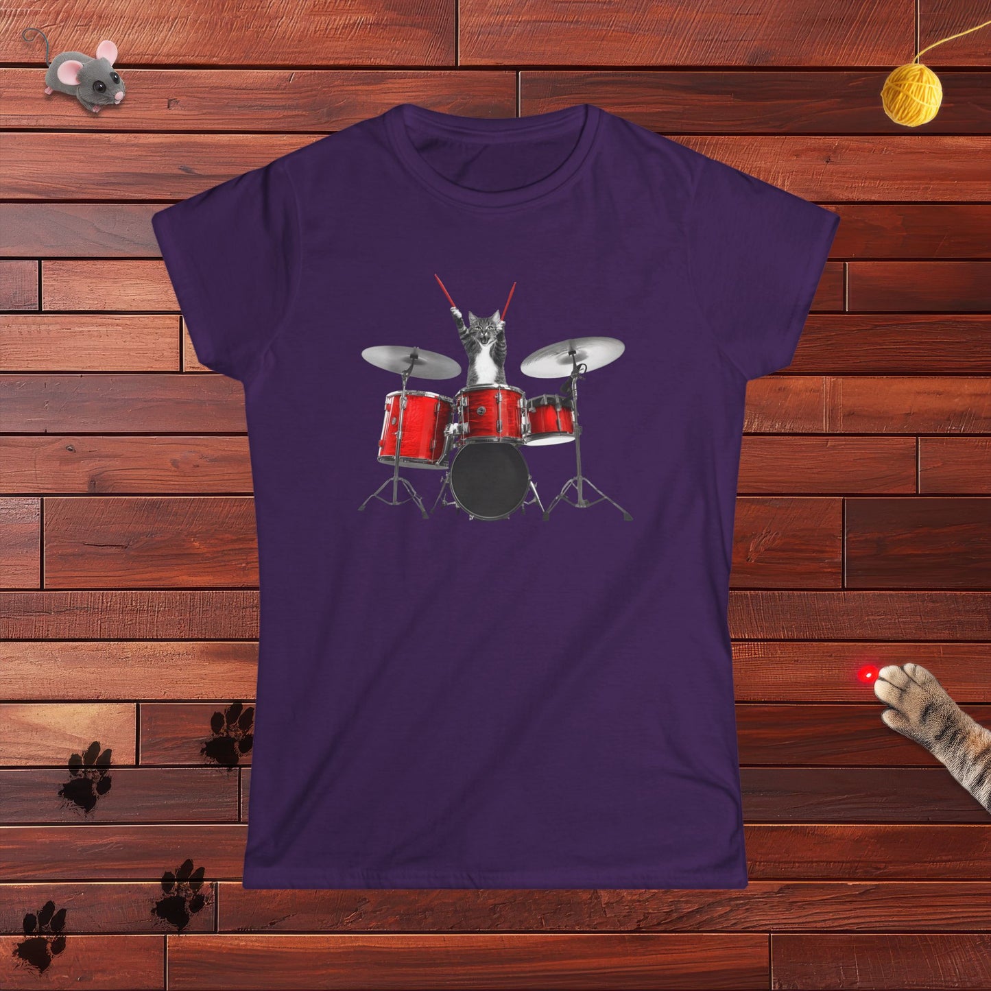 The Cutest Drummer Ladies Tee