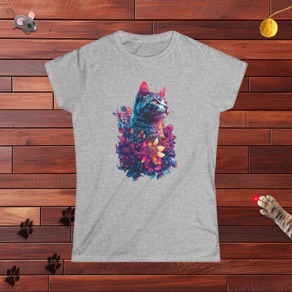 Floral Cat Ladies Tee