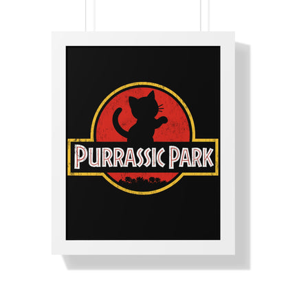 Purrassic Park Framed Wall Art