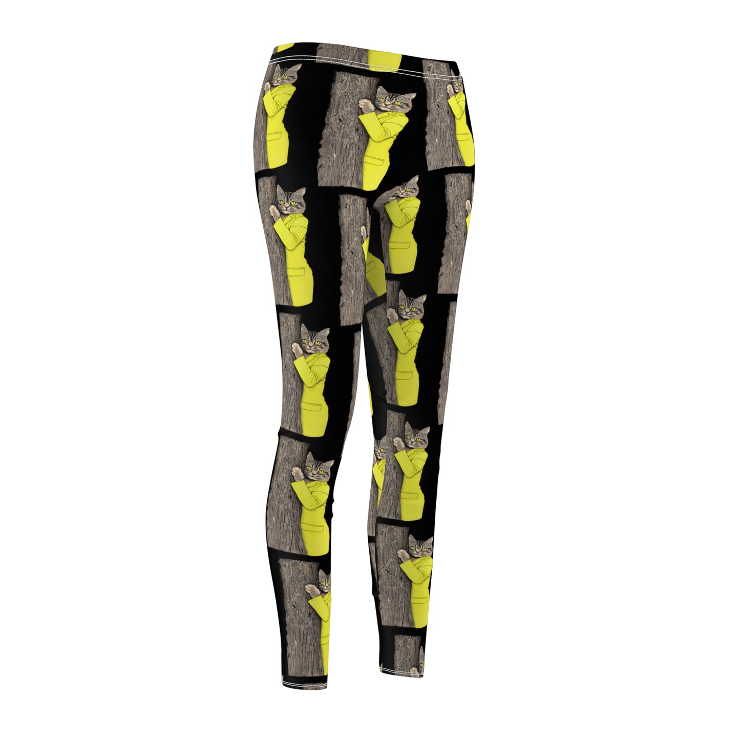 Yellow Jacket Cat Leggings