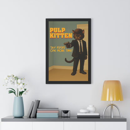 Pulp Kitten Framed Wall Art