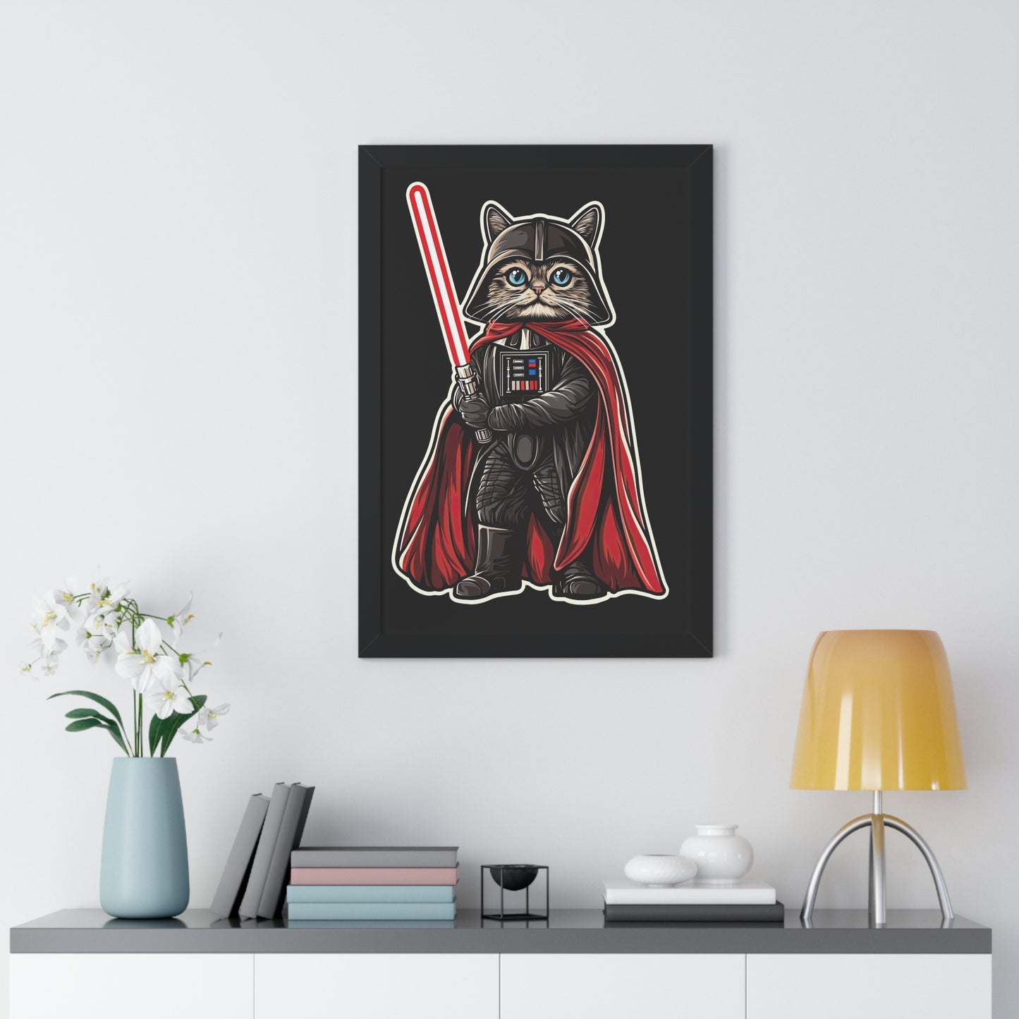 Darth Pawder Framed Wall Art