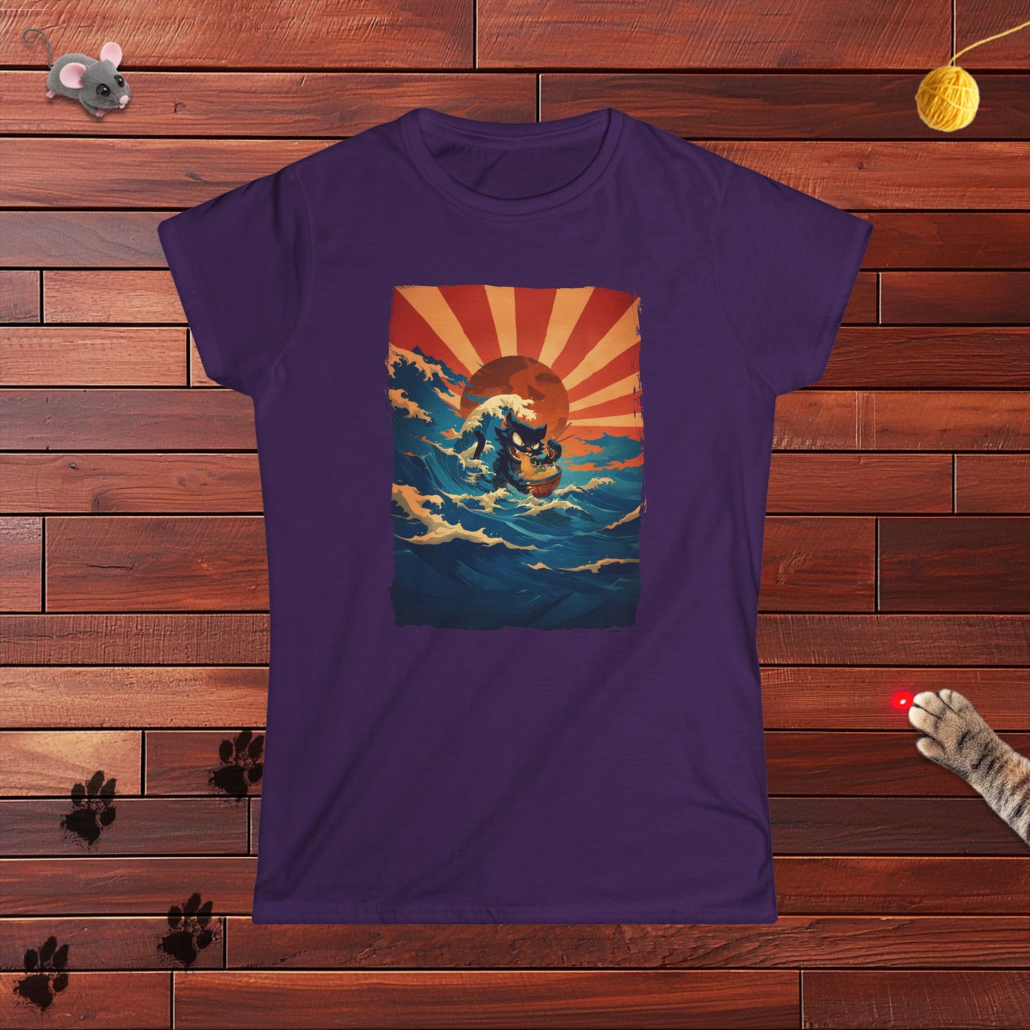 Ramen Kitty Ladies Tee
