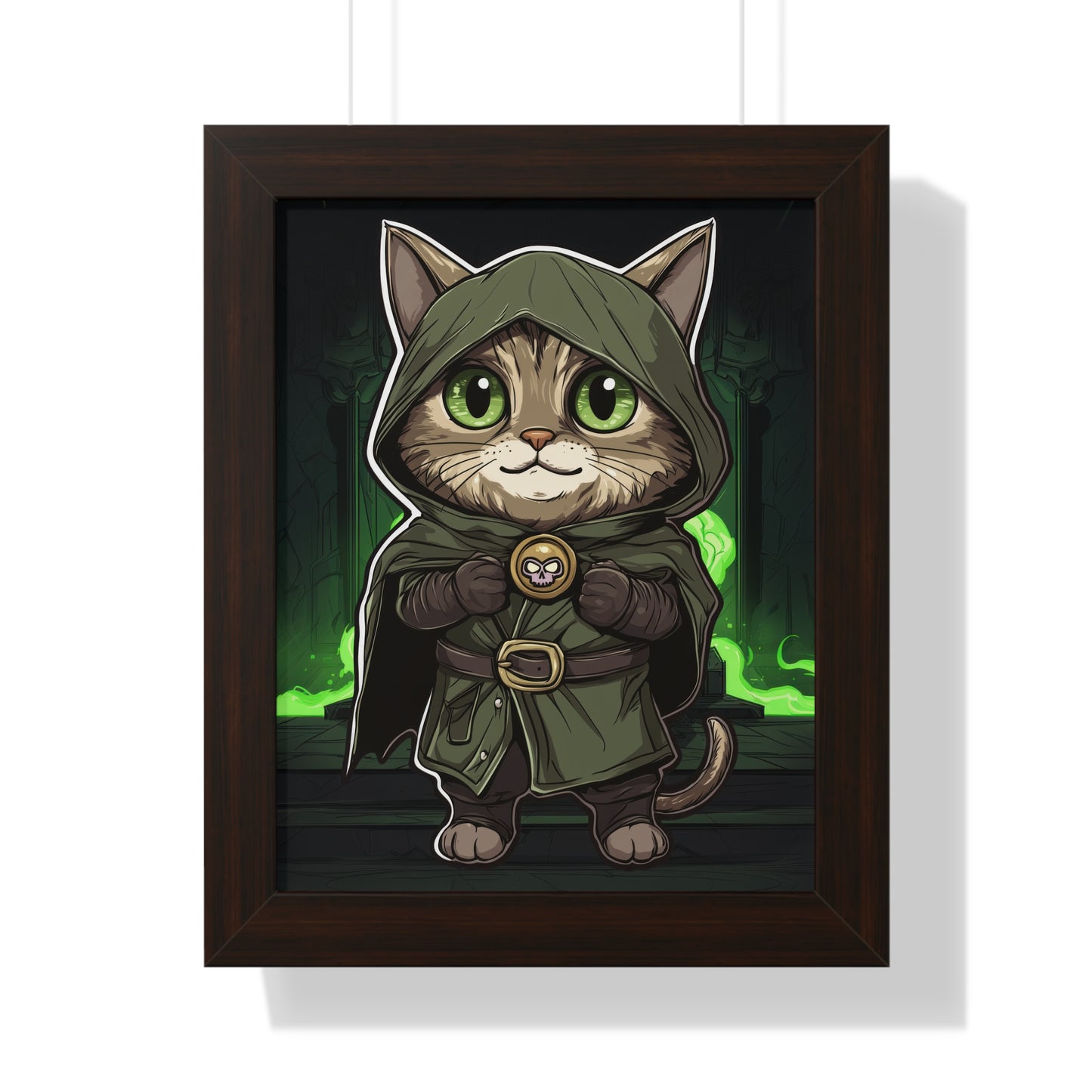 Dr. Doomcat Framed Wall Art