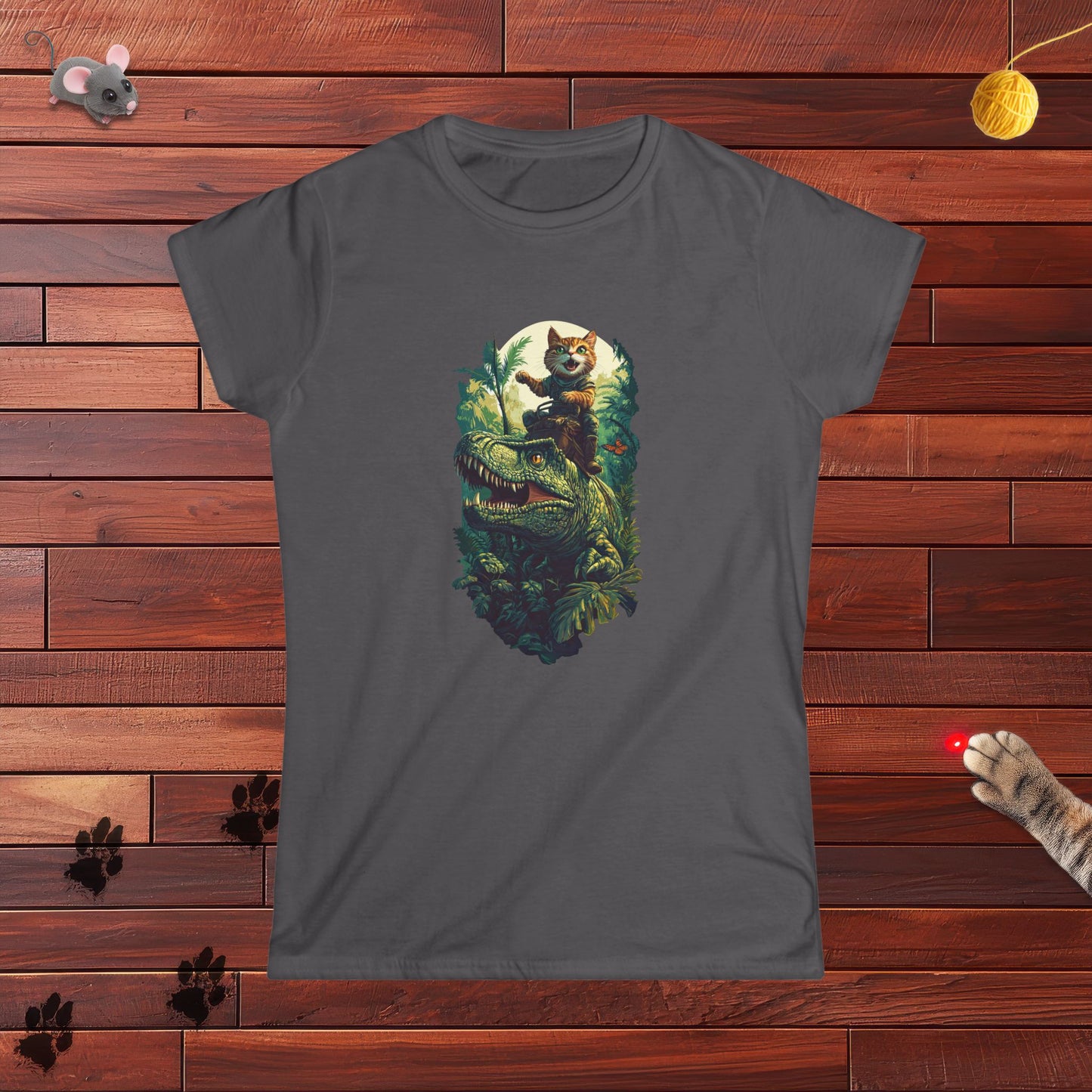 Dino Rider Ladies Tee