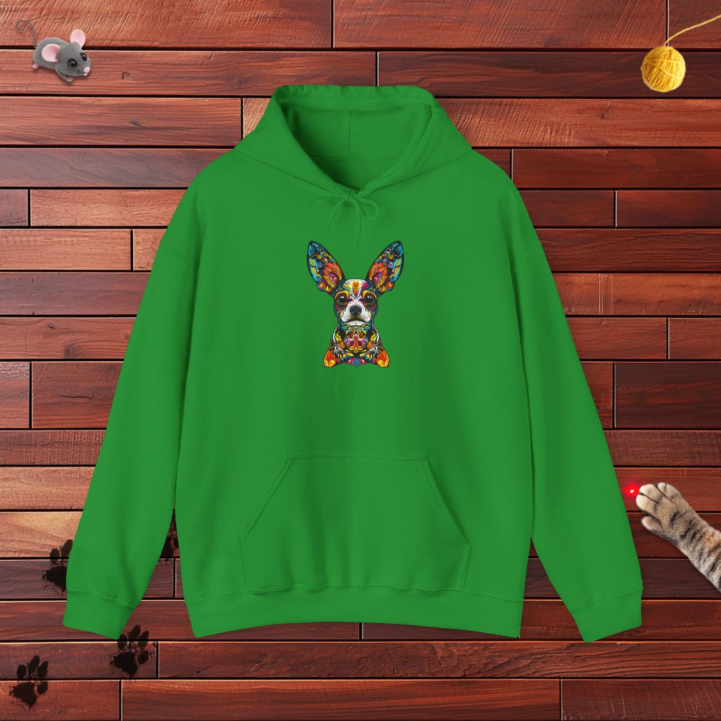 Dia De Muertos Doggo Hoodie