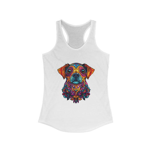 Dia De Muerte Perrito Ladies Tank