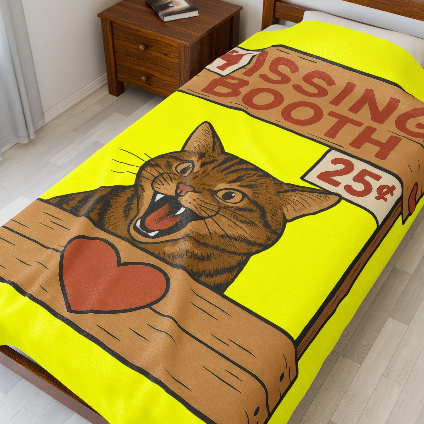 Hissing Booth Velveteen Plush Blanket