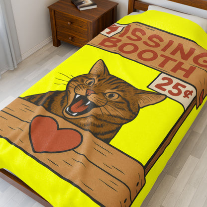 Hissing Booth Velveteen Plush Blanket