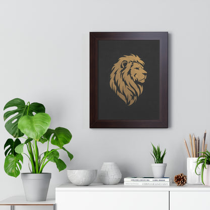 The King Framed Wall Art