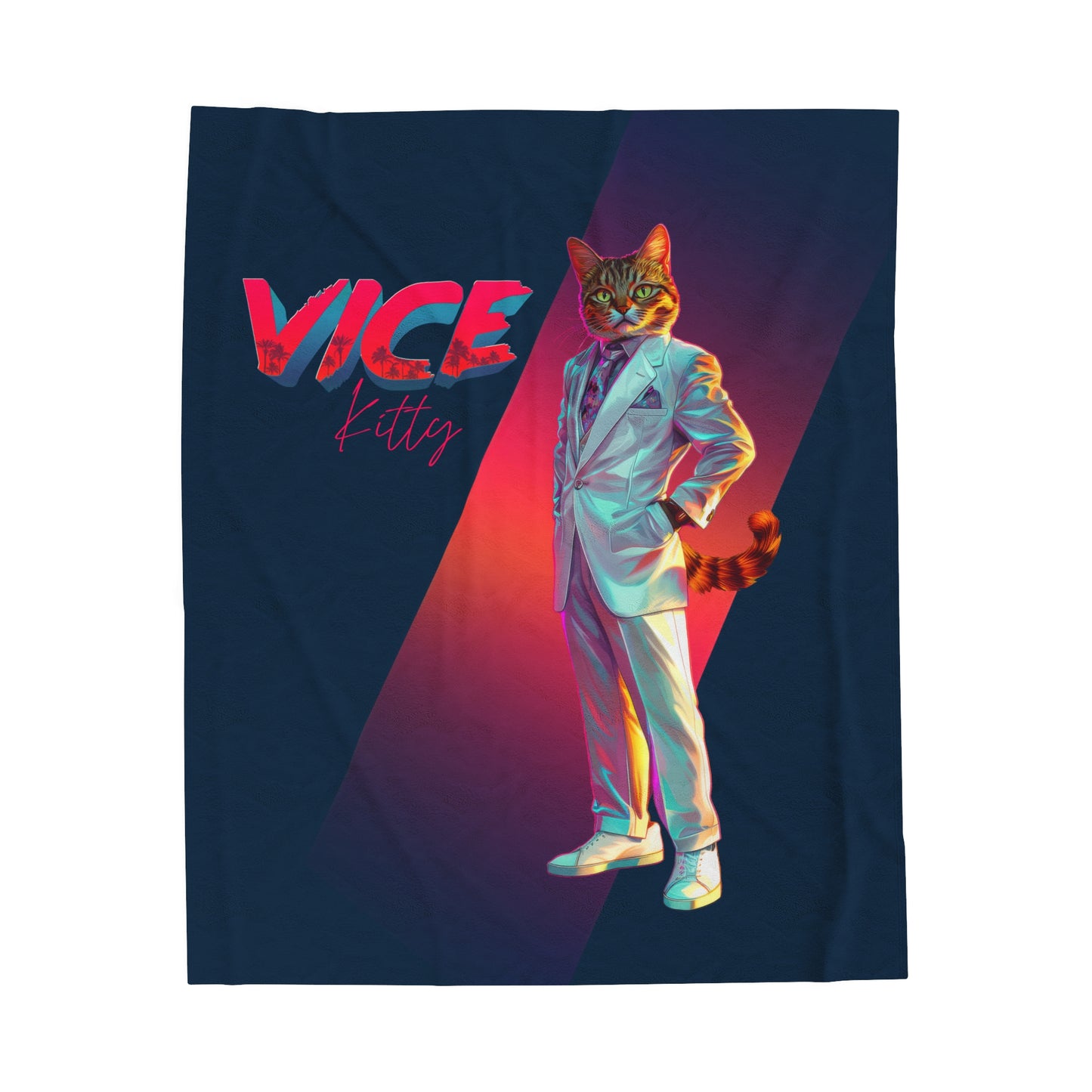 Vice Kitty Velveteen Plush Blanket