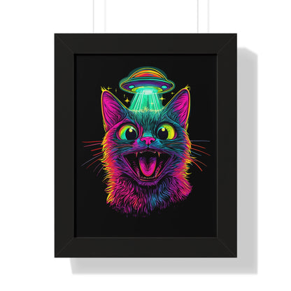 Alien Abduction Framed Wall Art