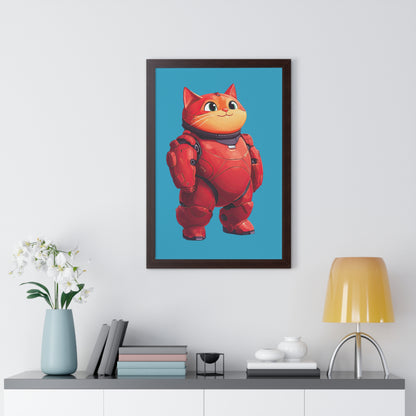 Big Kitty 6 Framed Wall Art