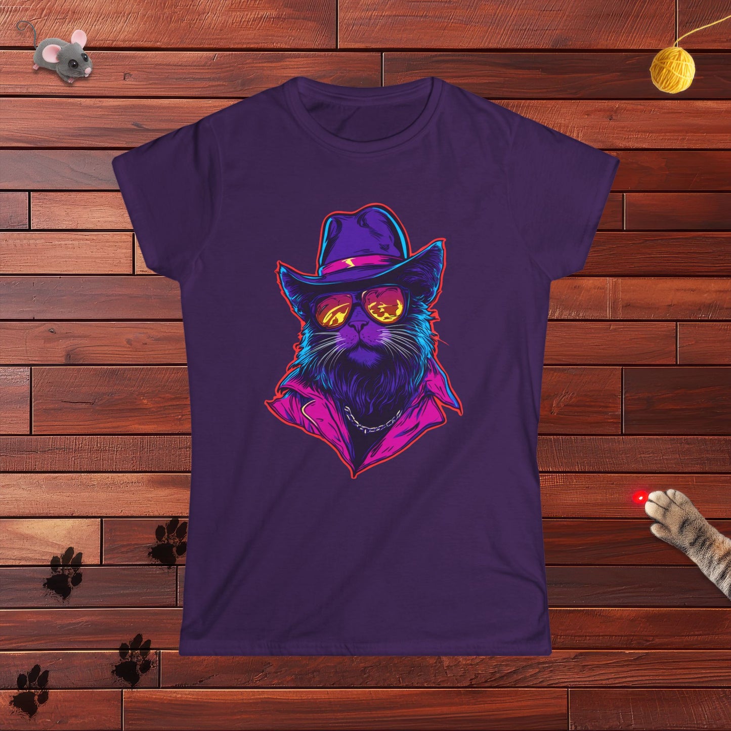 Meowcho Man Ladies Tee
