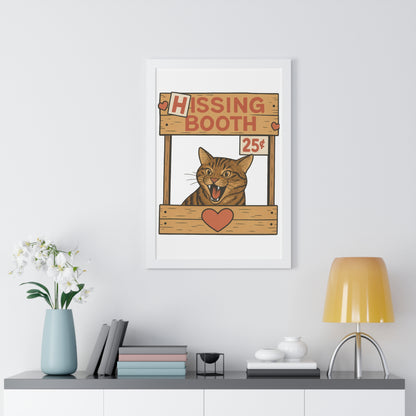 Hissing Booth Framed Wall Art