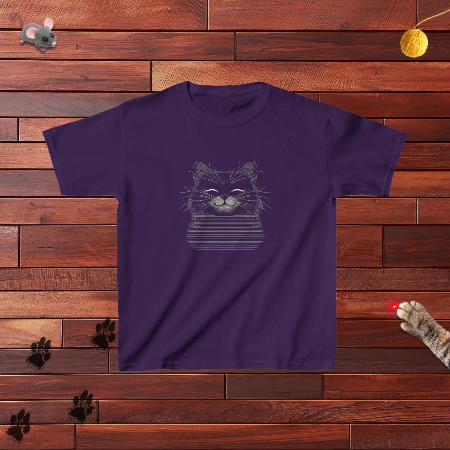 Smiling Cat Kids Tee